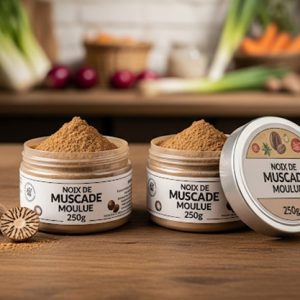 Épices moulues – Pébé (Noix de muscade) 250 g
