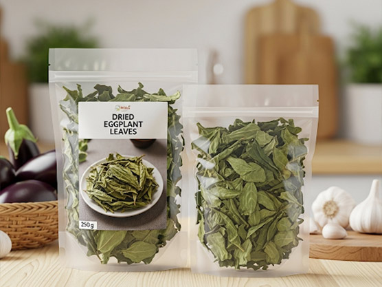 Feuilles d’aubergine séchées 250 g :