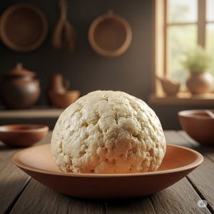 Chigwangue (pâte de manioc cuite et fermentée)