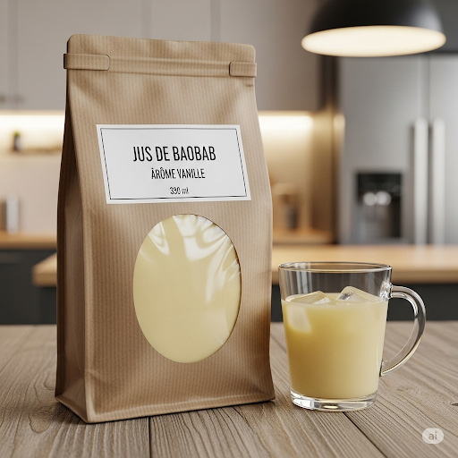 Jus de Baobab Arôme Vanille – 330 ml