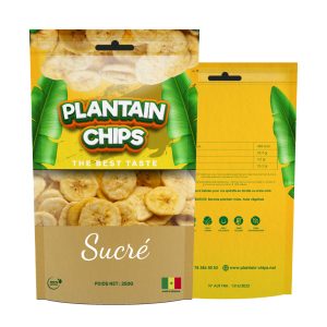 ⁠chip de plantain mûre 250g